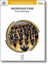 Backstage Pass Concert Band sheet music cover